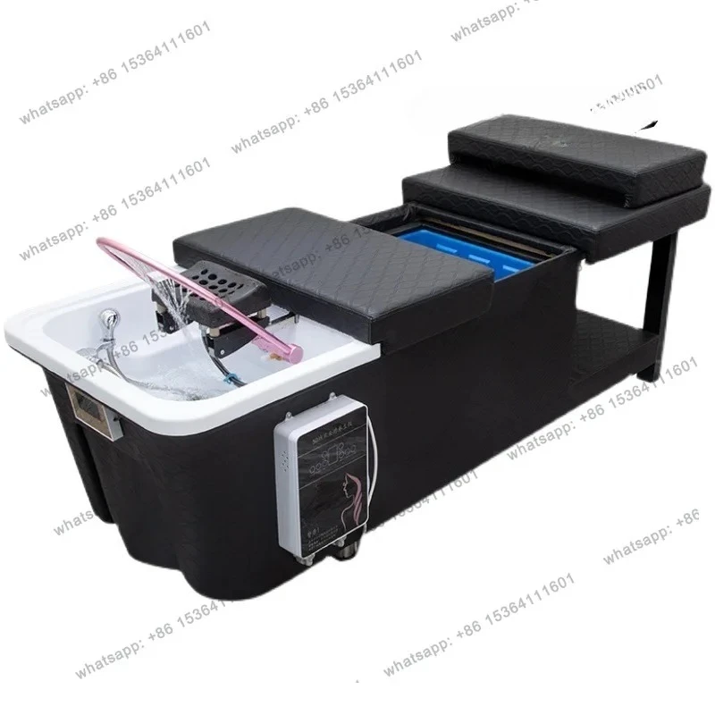 Water storage type hair treatment shampoo bed barber shop fumigation intelligent constant temperature water circulation bed
Water storage type hair treatment shampoo bed barber shop fumigation intelligent constant temperature water circulation bed