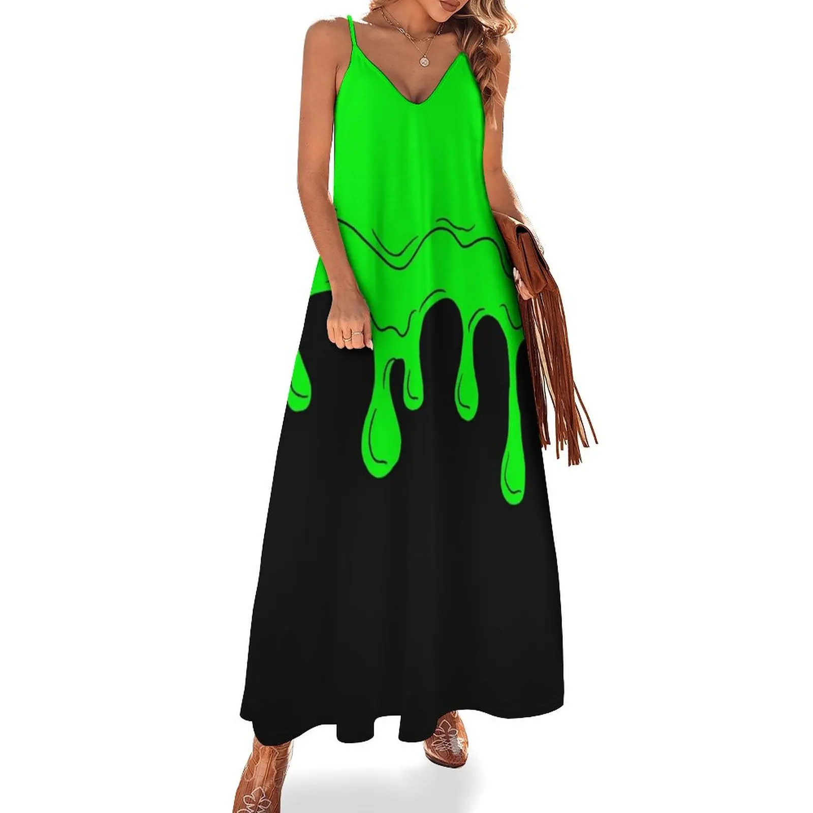 Green Slime Sleeveless Long Dress ladies dresses for special occasion women party dresses Dress vintage sexy dress
Green Slime Sleeveless Long Dress ladies dresses for special occasion women party dresses Dress vintage sexy dress