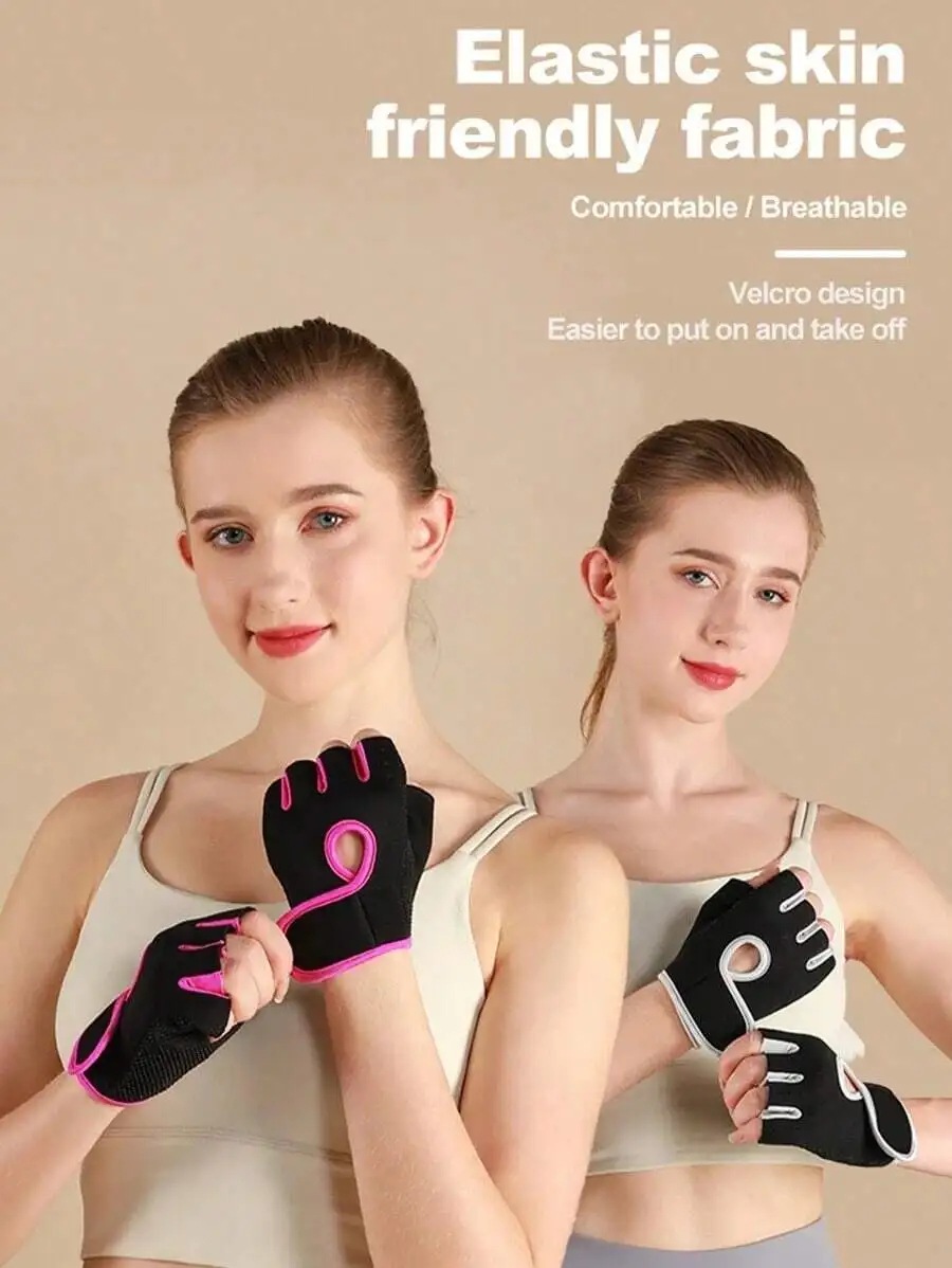 Unisex Fingerless Fitness Gloves Anti-Slip Breathable Half Finger For Cycling Biking Gym
Unisex Fingerless Fitness Gloves Anti-Slip Breathable Half Finger For Cycling Biking Gym