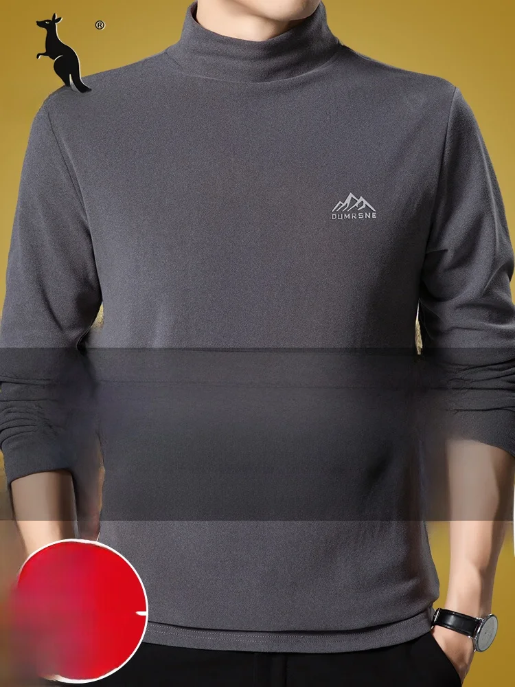 Kangaroo Hoodie Men's Half High Collar Warm Long Sleeve T-Shirt Velvet Base Shirt Double-sided Fleece Casual Autumn Winter
Kangaroo Hoodie Men's Half High Collar Warm Long Sleeve T-Shirt Velvet Base Shirt Double-sided Fleece Casual Autumn Winter