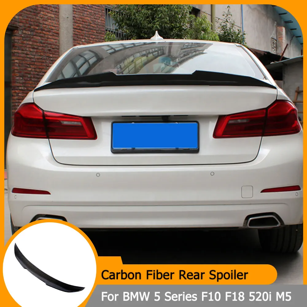 Real Carbon Fiber Car Trunk Spoiler for BMW 5 Series F10 F18 520i M5 2010-2016 Car Rear Highkick Racing Spoiler Wing Lip
Real Carbon Fiber Car Trunk Spoiler for BMW 5 Series F10 F18 520i M5 2010-2016 Car Rear Highkick Racing Spoiler Wing Lip