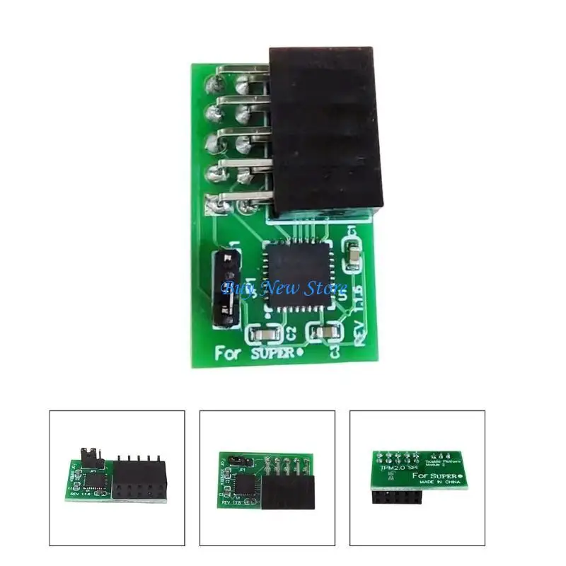 20CE Upgraded Superior 10Pin TPM2.0 Module for SuperMicro AOM-TPM-9670H Enhanced Security
20CE Upgraded Superior 10Pin TPM2.0 Module for SuperMicro AOM-TPM-9670H Enhanced Security