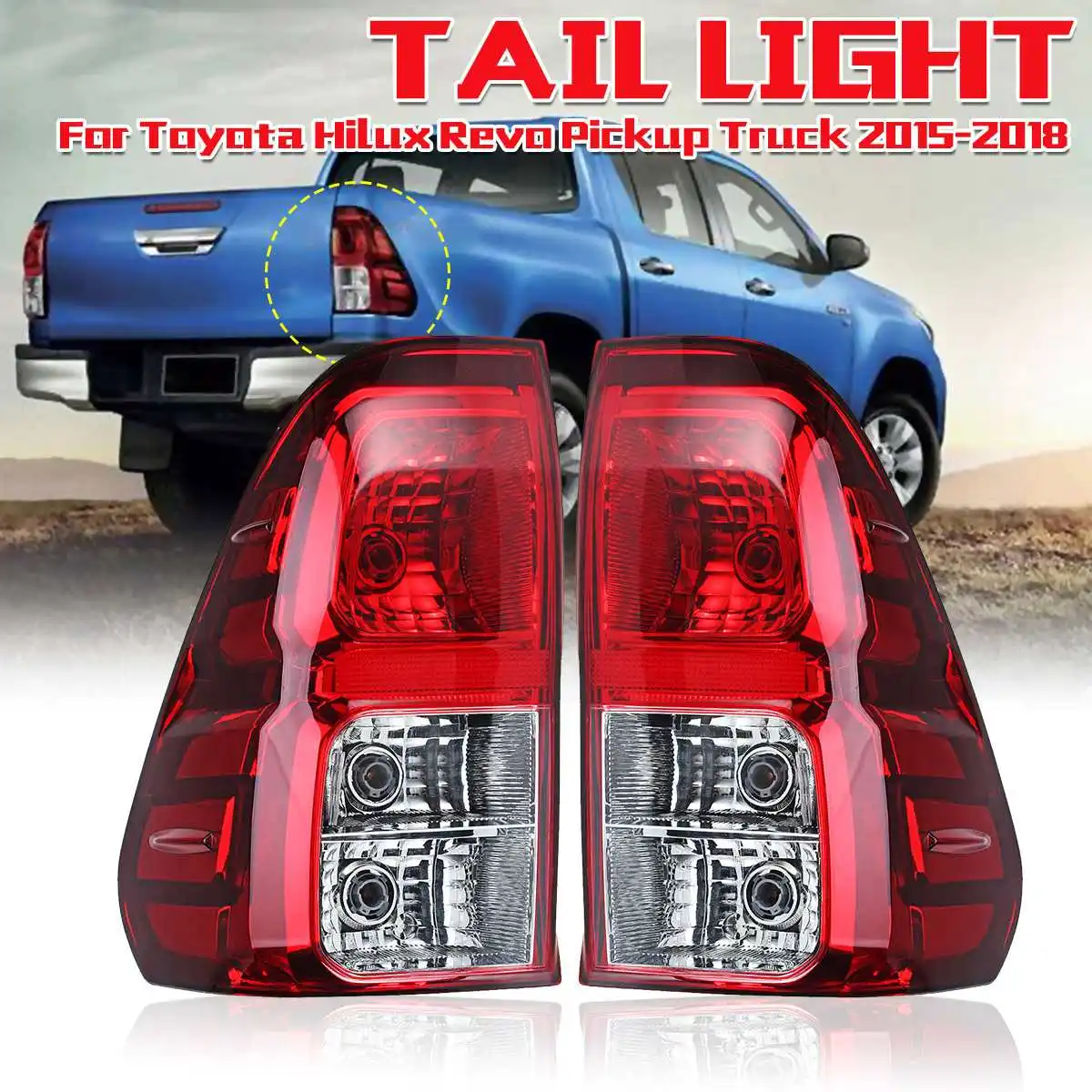 Pair Tail Light Lamp For Toyota Pickup Truck 2015-2018 Brake Rear Lamp With Harness SR5 Left/Right Side ABS Car Lights
Pair Tail Light Lamp For Toyota Pickup Truck 2015-2018 Brake Rear Lamp With Harness SR5 Left/Right Side ABS Car Lights