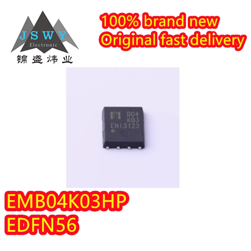 (10/100 pieces) EMB04K03HP B04K03 QFN-8 SMD New original MOS field effect tube N channel Spot delivery fast
(10/100 pieces) EMB04K03HP B04K03 QFN-8 SMD New original MOS field effect tube N channel Spot delivery fast
