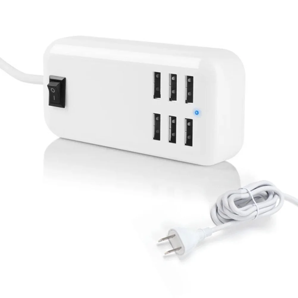 Travel Multi-Port Fast USB Charger, 6-Port Charging Socket, Smart Plug with Switch, LED Status Display, 220V
Travel Multi-Port Fast USB Charger, 6-Port Charging Socket, Smart Plug with Switch, LED Status Display, 220V