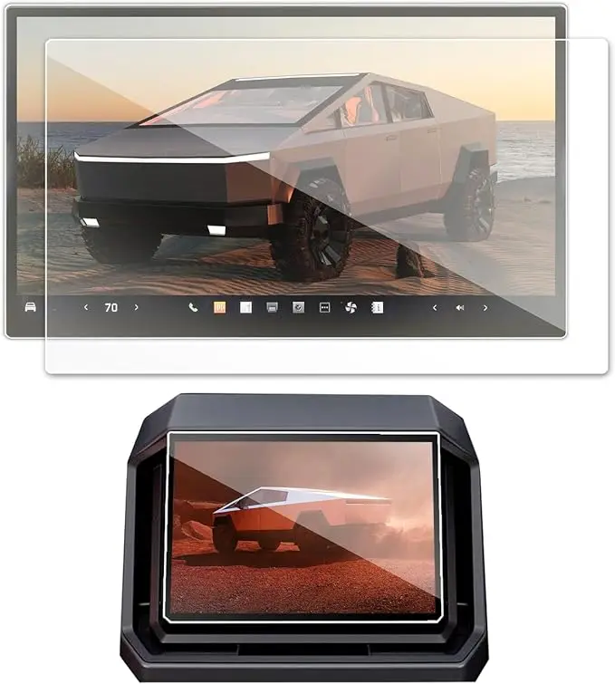 2PCS Matte 2024 Tesla Cybertruck Screen Protector Compatible with Cybertruck Tesla 2024 Front & Back Screen Protector 18.5’’&9.4
2PCS Matte 2024 Tesla Cybertruck Screen Protector Compatible with Cybertruck Tesla 2024 Front & Back Screen Protector 18.5’’&9.4