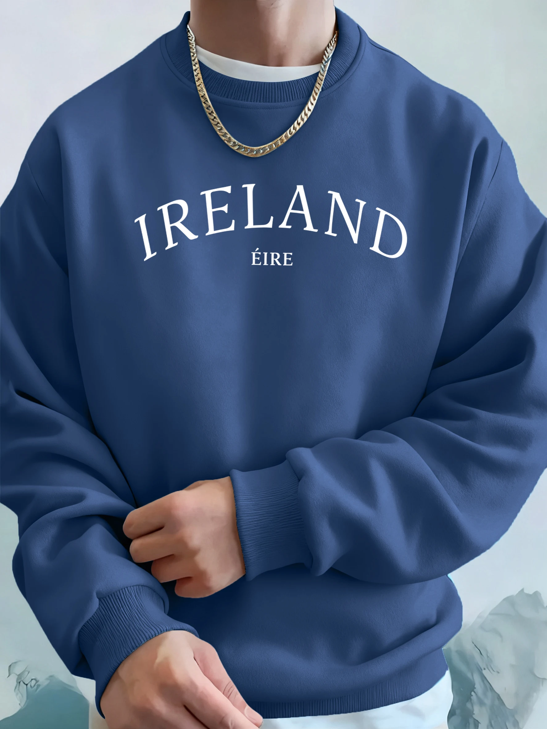 Ирландия Eire Letter Креативный принт Мужская осенняя толстовка с капюшоном Повседневные мягкие толстовки Модная уличная одежда Теплые пуловеры с длинными рукавами
Ирландия Eire Letter Креативный принт Мужская осенняя толстовка с капюшоном Повседневные мягкие толстовки Модная уличная одежда Теплые пуловеры с длинными рукавами