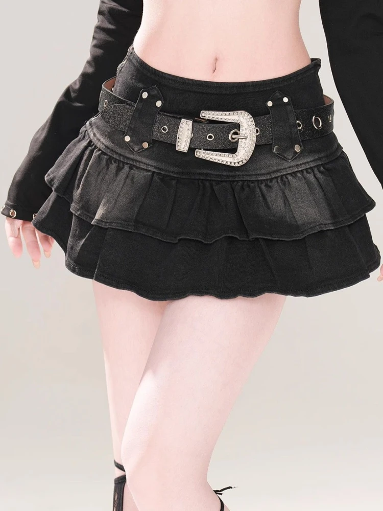 Women's New Arrival High Waist Slim Fit A Line Pleated Denim Midi Skirt Black Versatile Casual
Women's New Arrival High Waist Slim Fit A Line Pleated Denim Midi Skirt Black Versatile Casual