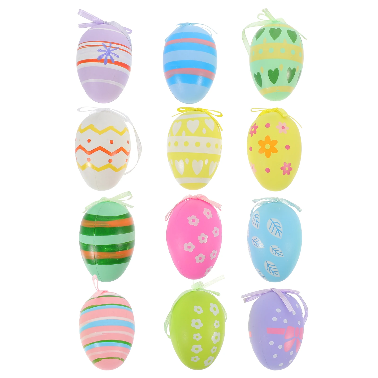 12 Pcs Easter Egg Hanging Ornament Plastic Decorative Accessories Kids Party Room Family Home Windchimes Hanging Decor Easter
12 Pcs Easter Egg Hanging Ornament Plastic Decorative Accessories Kids Party Room Family Home Windchimes Hanging Decor Easter