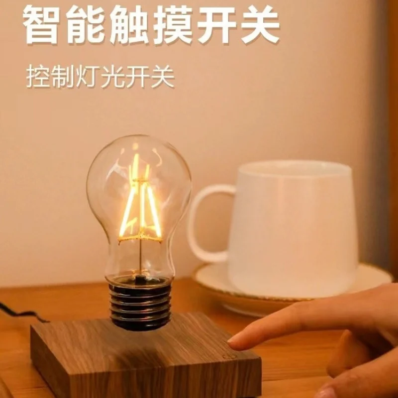 Magnetic levitation light bulb night light, high-tech decorative piece, creative ambiance light for bedroom, gift for men and wo
Magnetic levitation light bulb night light, high-tech decorative piece, creative ambiance light for bedroom, gift for men and wo
