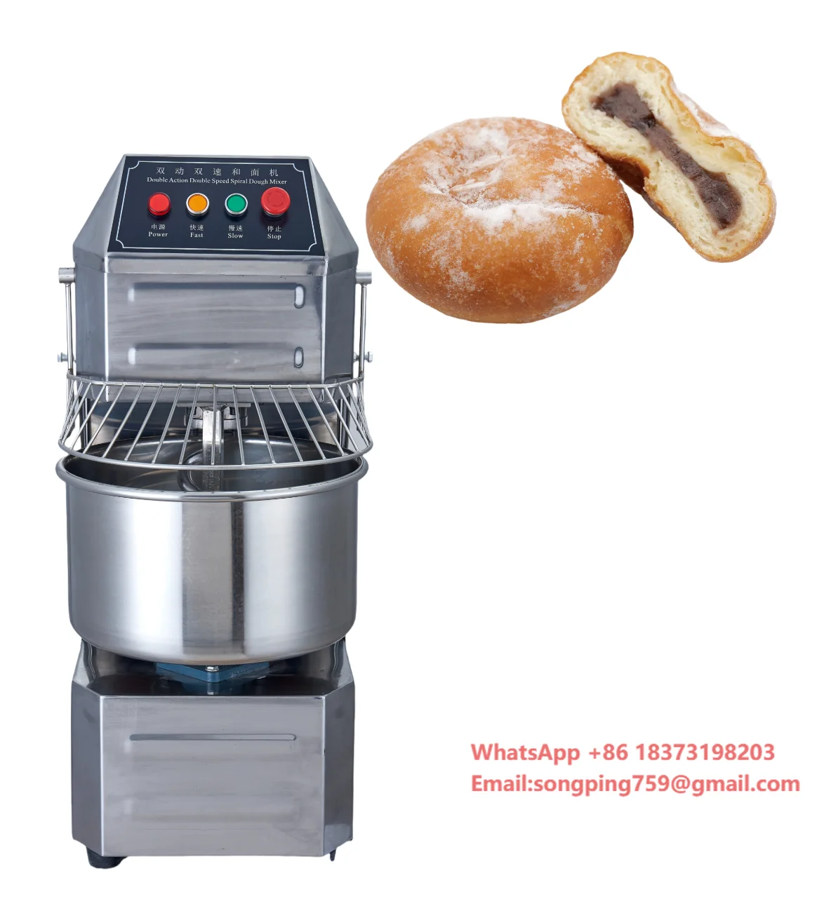 80-liter Commercial Dough Mixer for Kitchen Flour Electric Bread, Cake, Pizza Dough Mixer Dough Rack Kneading Machine
80-liter Commercial Dough Mixer for Kitchen Flour Electric Bread, Cake, Pizza Dough Mixer Dough Rack Kneading Machine