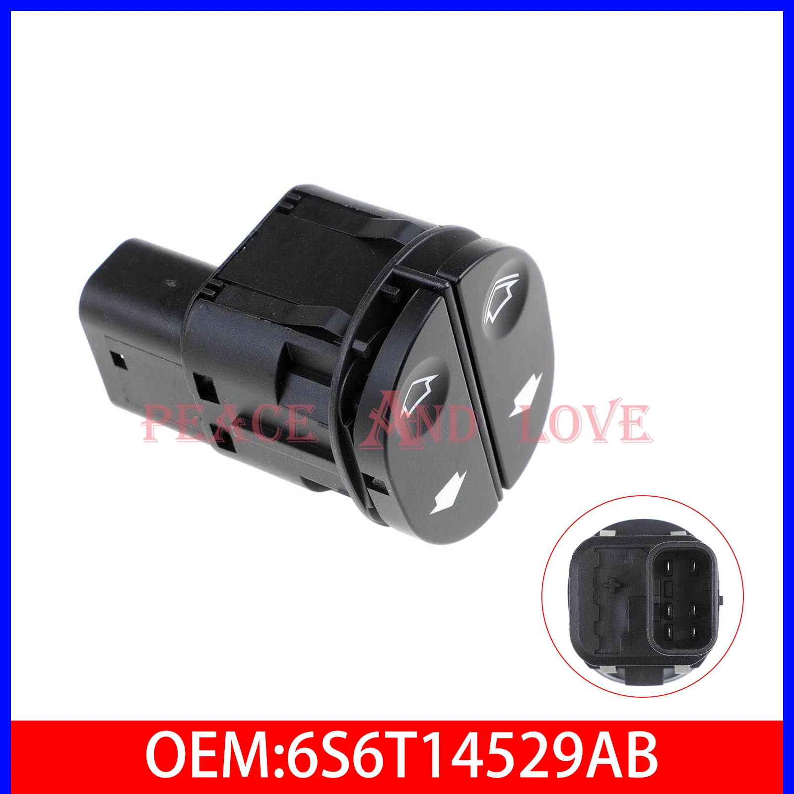 1459686 6S6T14529AB Brand New Window Switch Control Button Fit For Ford Fiesta Fusion Transit Connect Transit MK7
1459686 6S6T14529AB Brand New Window Switch Control Button Fit For Ford Fiesta Fusion Transit Connect Transit MK7