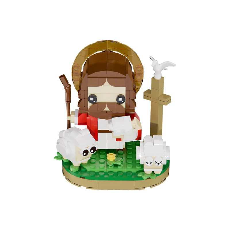 MOC христианство Бог овчарка Иисус строительный блок сын Божий фигурка модель кирпич DIY сборка игрушки детские подарки на день рождения
MOC христианство Бог овчарка Иисус строительный блок сын Божий фигурка модель кирпич DIY сборка игрушки детские подарки на день рождения