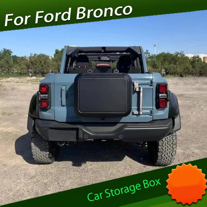 Spare Tire Storage Box Suitable for Ford Bronco Ox Head and Tail Door Small Bag Modification Multi-functional Storage Box
Spare Tire Storage Box Suitable for Ford Bronco Ox Head and Tail Door Small Bag Modification Multi-functional Storage Box