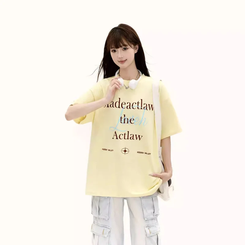CASUMANL Brand Letter Embroidery T-Shirts for Couples Short Sleeve Streetwear Baggy Cotton Short Sleeve Tee Women Casual Tops
CASUMANL Brand Letter Embroidery T-Shirts for Couples Short Sleeve Streetwear Baggy Cotton Short Sleeve Tee Women Casual Tops