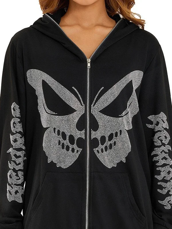 Y2K Women's Clothing Sweatshirt Long Sleeve Pullover Print Vintage Clothes Dark Punk streetwear butterfly Wash Old High Street
Y2K Women's Clothing Sweatshirt Long Sleeve Pullover Print Vintage Clothes Dark Punk streetwear butterfly Wash Old High Street