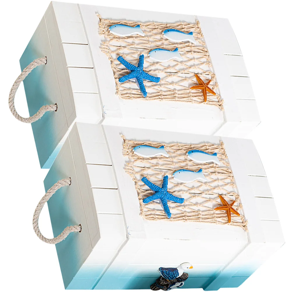2 Pcs Ocean Float Pendant Nautical Trinkets Boxes Mediterranean Decor Jewelry Desktop Photography Prop for Beach Wooden Trunk
2 Pcs Ocean Float Pendant Nautical Trinkets Boxes Mediterranean Decor Jewelry Desktop Photography Prop for Beach Wooden Trunk