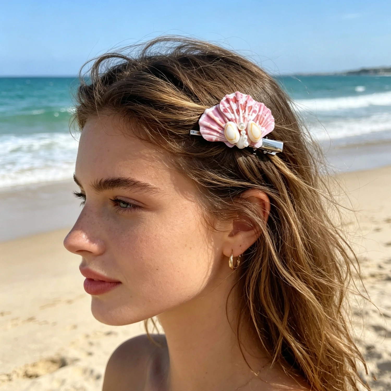 Ladies' hair accessories, seashell hairpins, hair accessories for a seaside vacation, birthday gifts, and gifts for others
Ladies' hair accessories, seashell hairpins, hair accessories for a seaside vacation, birthday gifts, and gifts for others