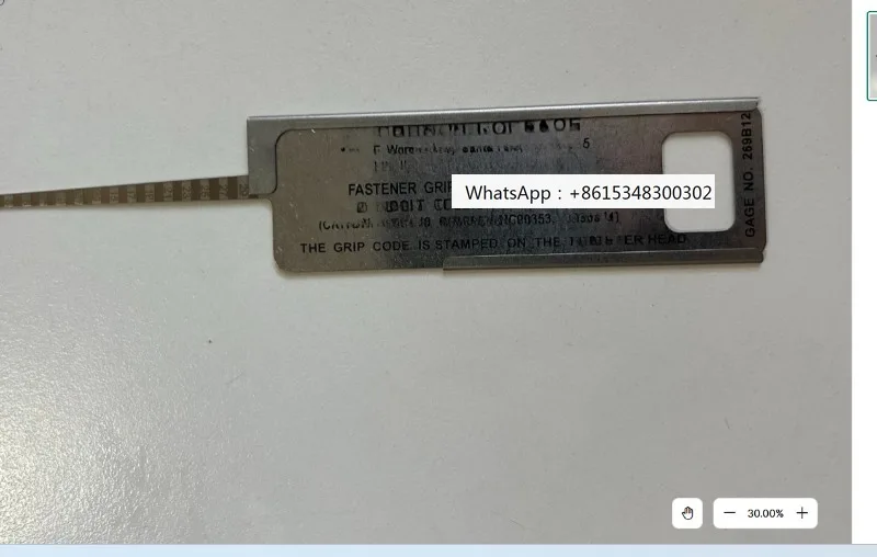 American aircraft interlayer thickness gauge 269B12 thickness measuring instrument
American aircraft interlayer thickness gauge 269B12 thickness measuring instrument