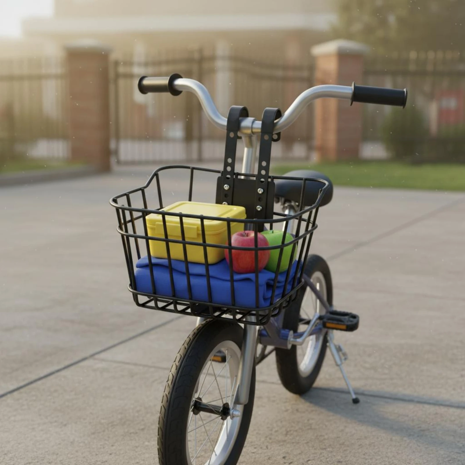 Kids Bike Basket Easy to Install Children Bike Basket Child Gear Large Storage Space Decorative for Daily Rides
Kids Bike Basket Easy to Install Children Bike Basket Child Gear Large Storage Space Decorative for Daily Rides
