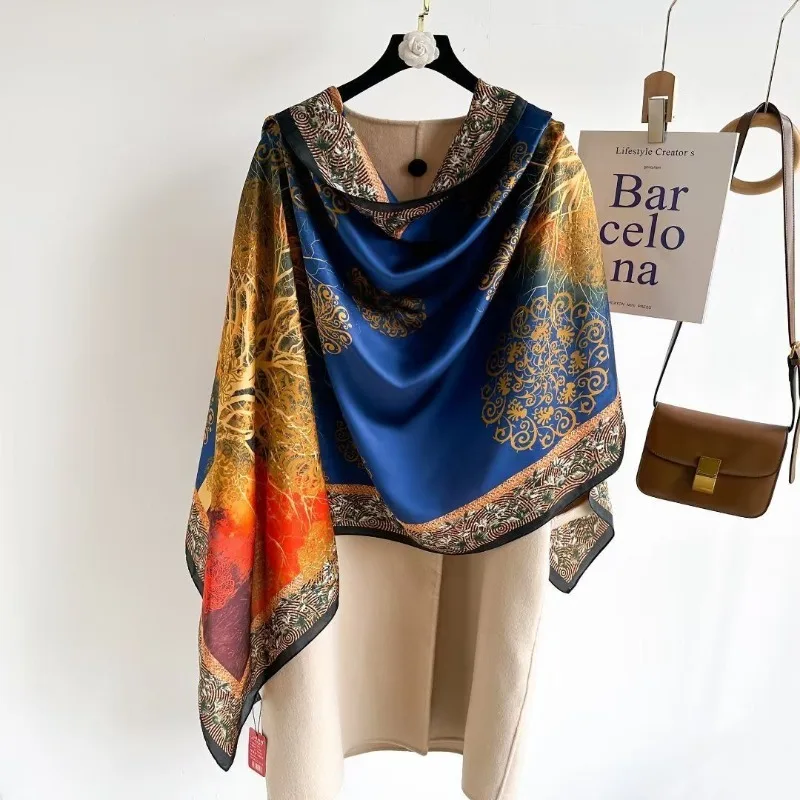 180x90cm Money Tree Printed Scarf Women's New Style Emulated Silk Thin Scarfs Fashion Versatile Headscarf Scarf Shawl
180x90cm Money Tree Printed Scarf Women's New Style Emulated Silk Thin Scarfs Fashion Versatile Headscarf Scarf Shawl