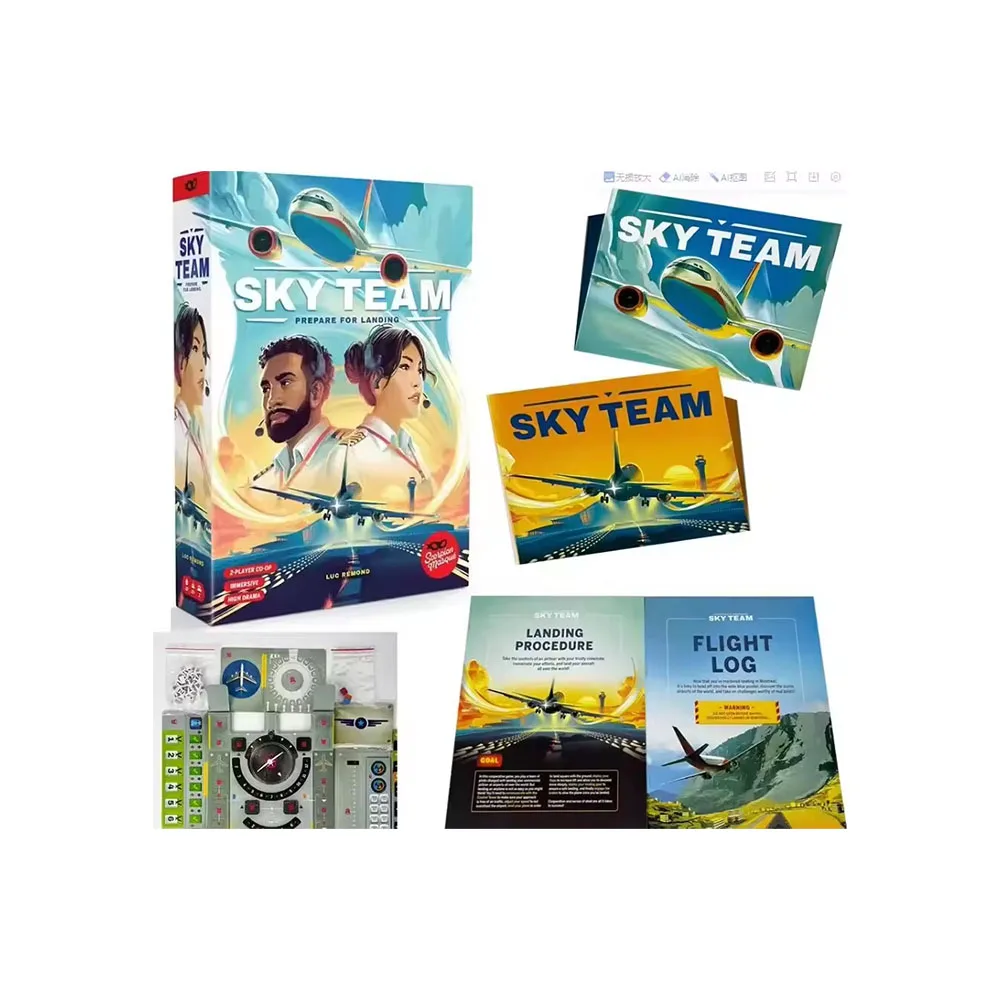 Игра Sky Team Cooperative Dice — стратегическая настольная игра, которая приносит друзьям, близкером для 2 игроков | 2 игрока | 20 минут
Игра Sky Team Cooperative Dice — стратегическая настольная игра, которая приносит друзьям, близкером для 2 игроков | 2 игрока | 20 минут