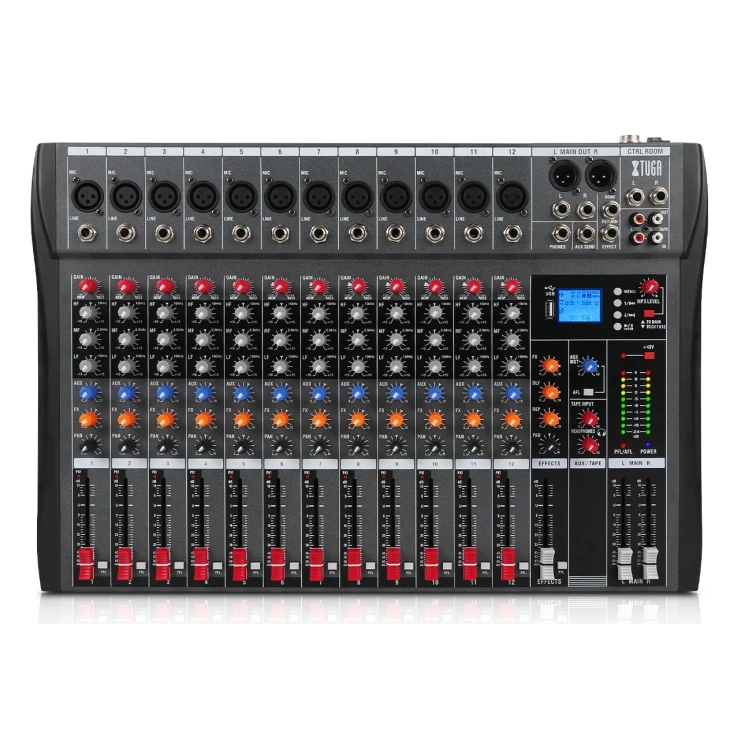 Sound Mixer Updated 12 Channels Series with Blue -tooth Function Audio Mixer Console with USB Dj Mixer
Sound Mixer Updated 12 Channels Series with Blue -tooth Function Audio Mixer Console with USB Dj Mixer