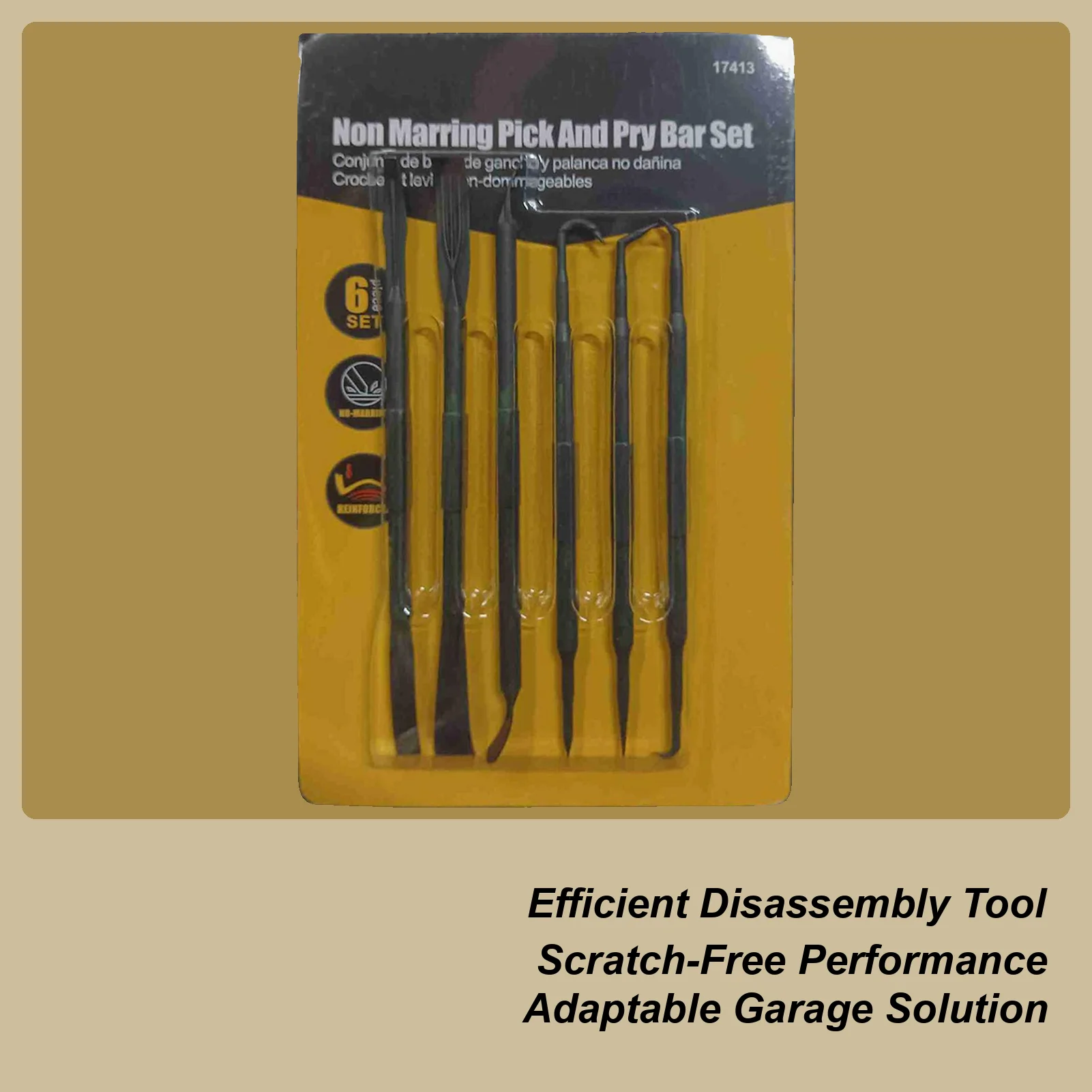 Набор из 6 шт., высокопрочный ультратонкий комплект для ремонта автомобиля, набор автомобильных монтиров, съемник сальника, крючок, комбинированный набор инструментов
Набор из 6 шт., высокопрочный ультратонкий комплект для ремонта автомобиля, набор автомобильных монтиров, съемник сальника, крючок, комбинированный набор инструментов