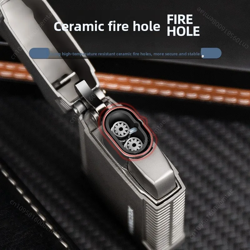 Зажигалка HANNICOOK 2026 с откидной крышкой, ветрозащитная, с двойным прямым синим пламенем, для сигар, аксессуары для сигар, мужской подарок
Зажигалка HANNICOOK 2026 с откидной крышкой, ветрозащитная, с двойным прямым синим пламенем, для сигар, аксессуары для сигар, мужской подарок