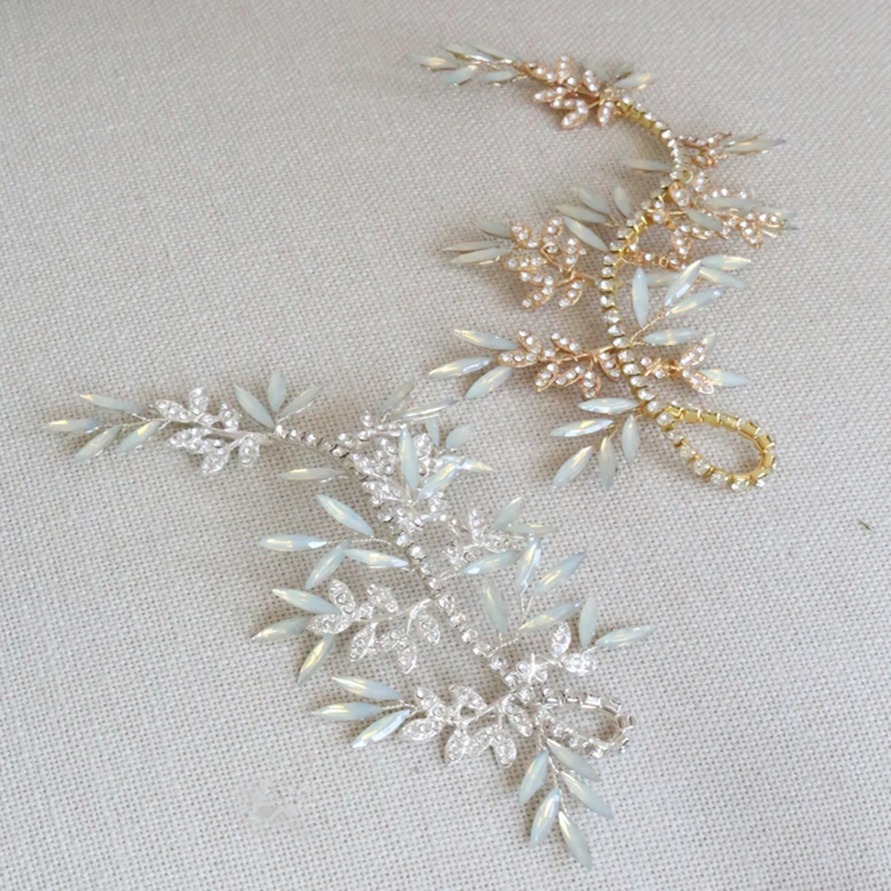 1pc Exquisite Branch Wedding Hair Comb Comb Rhinestone Leaves Bridal Headdress For Women Wedding Party Hair Accessories Silver
1pc Exquisite Branch Wedding Hair Comb Comb Rhinestone Leaves Bridal Headdress For Women Wedding Party Hair Accessories Silver