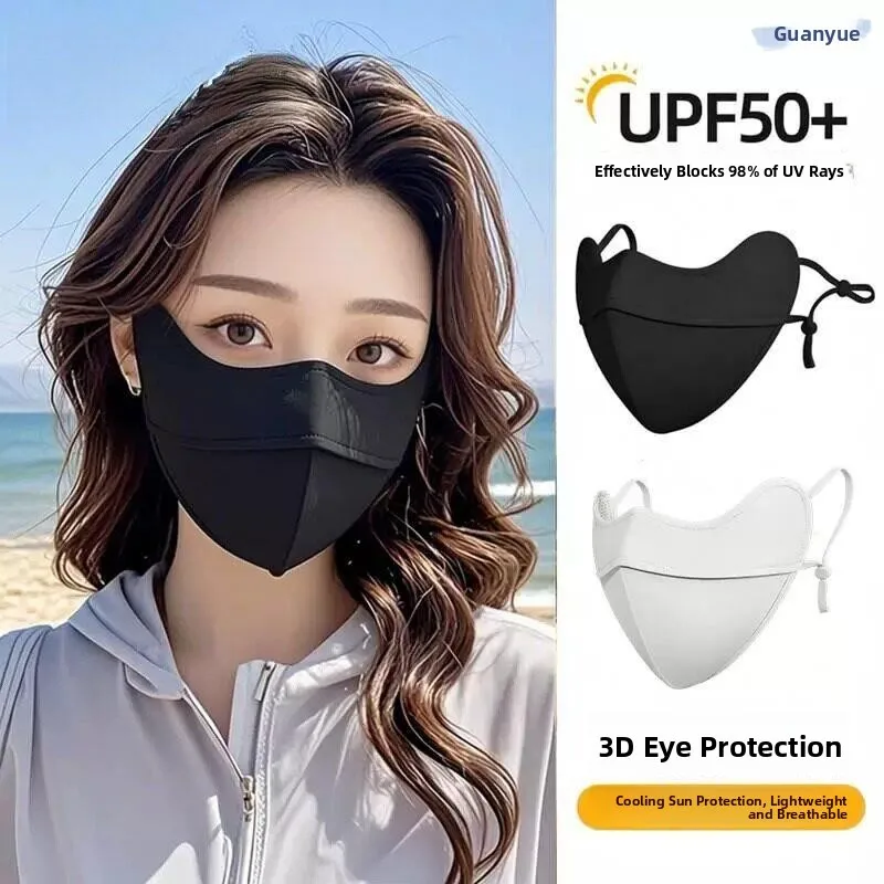 High Aesthetic 3D Sun Protection Face Mask Women's Outdoor Breathable Comfortable UV Protection Eye Corner Guard New Model
High Aesthetic 3D Sun Protection Face Mask Women's Outdoor Breathable Comfortable UV Protection Eye Corner Guard New Model