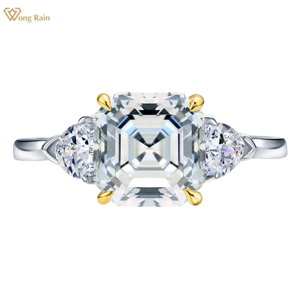 Wong Rain Стерлинговое Серебро 925 пробы 3EX VVS1 D Цвет Asscher Cut 2,5 карата Настоящие муассанитовые бриллианты Обручальные кольца с драгоценными камнями Изысканные ювелирные изделия
Wong Rain Стерлинговое Серебро 925 пробы 3EX VVS1 D Цвет Asscher Cut 2,5 карата Настоящие муассанитовые бриллианты Обручальные кольца с драгоценными камнями Изысканные ювелирные изделия