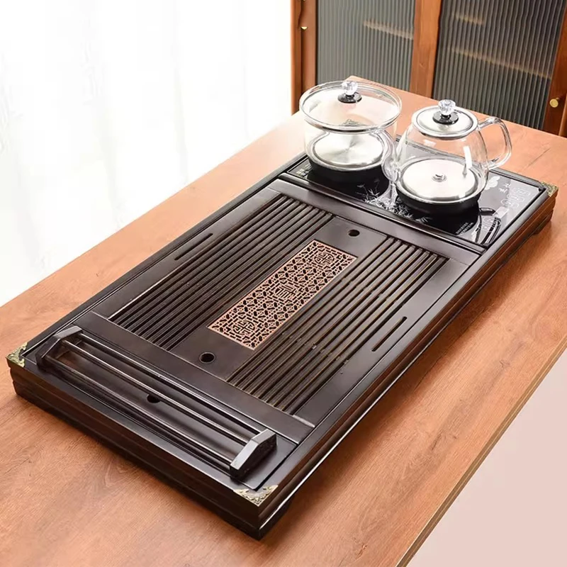 Hospitality Wooden Tea Tray Serving Luxury Accessories Office Drainage Chinese Tea Tray Living Room Bandejas Home Decorationgs
Hospitality Wooden Tea Tray Serving Luxury Accessories Office Drainage Chinese Tea Tray Living Room Bandejas Home Decorationgs