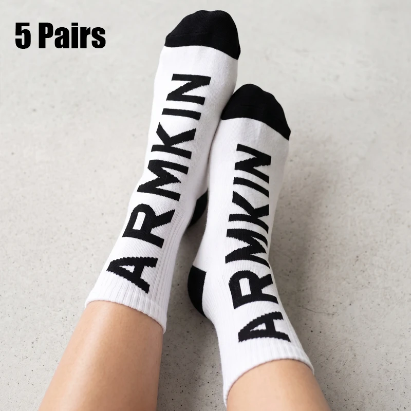 5 Pairs ARMKIN High Quality Men Socks Running Sports Basketball Socks Cotton Gym Outdoor Sock Mid-calf Women Socks Size 37-44
5 Pairs ARMKIN High Quality Men Socks Running Sports Basketball Socks Cotton Gym Outdoor Sock Mid-calf Women Socks Size 37-44