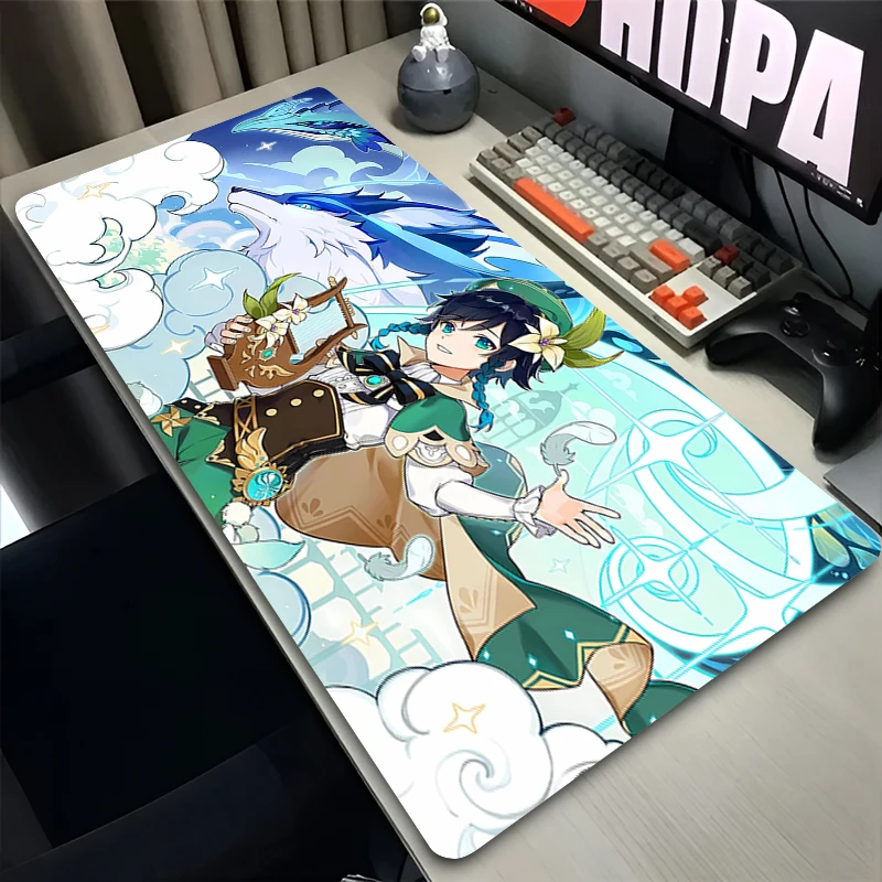 Mouse Pad Laptop Anime Extended Desktop Mat Computer Gamer Mousepad PC Gaming Accessories Keyboard Pad HD G-genshin Impact Venti
Mouse Pad Laptop Anime Extended Desktop Mat Computer Gamer Mousepad PC Gaming Accessories Keyboard Pad HD G-genshin Impact Venti