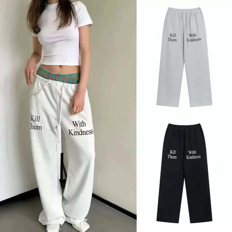 Badblood Korean Fashion Brand American Retro Spicy Girl Loose Letter Sports Sweatpants Casual Dance Women's Long Pants
Badblood Korean Fashion Brand American Retro Spicy Girl Loose Letter Sports Sweatpants Casual Dance Women's Long Pants