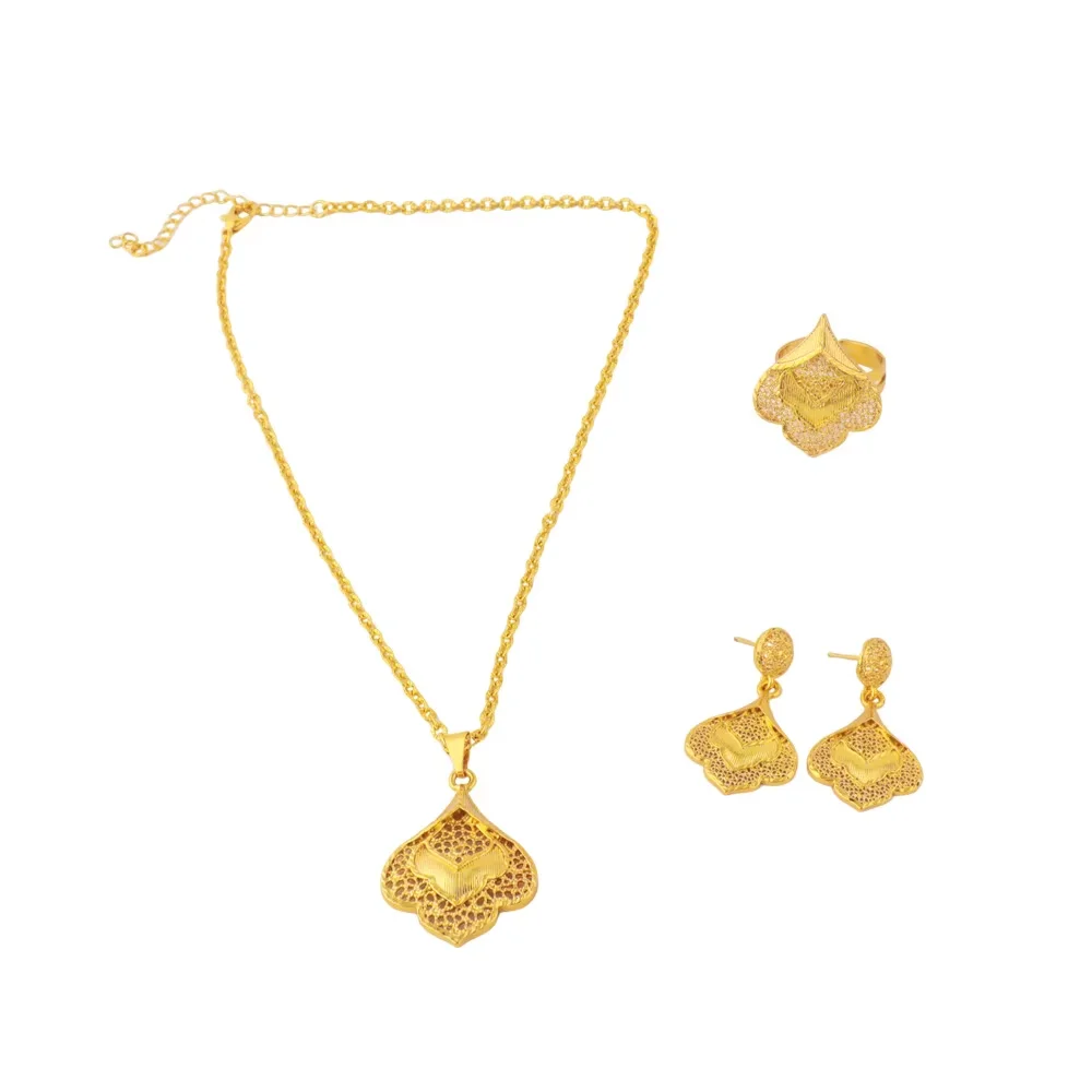 Spain Fashion Gold-Tone Jewelry Set for Women – Classic Earrings Ring Necklace, Elegant Daily Wear & Party Wedding Gift, Mother
Spain Fashion Gold-Tone Jewelry Set for Women – Classic Earrings Ring Necklace, Elegant Daily Wear & Party Wedding Gift, Mother