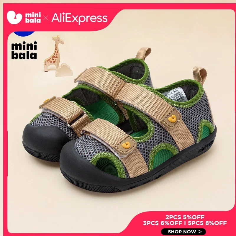 Mini Bala Sports Sandals Boys and Girls Stream - tracing Shoes 2025 Summer New Children's Quick - dry Mesh Sandals
Mini Bala Sports Sandals Boys and Girls Stream - tracing Shoes 2025 Summer New Children's Quick - dry Mesh Sandals
