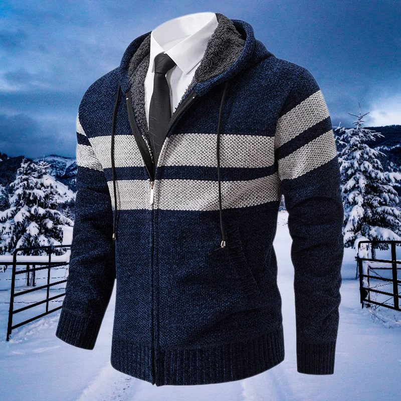 Autumn Winter Knit Cardigan Men Korean Luxury Knitwear Warm Fleece Sweater Coats Fashion Slim Sweater Casual Jackets Man Clothes
Autumn Winter Knit Cardigan Men Korean Luxury Knitwear Warm Fleece Sweater Coats Fashion Slim Sweater Casual Jackets Man Clothes