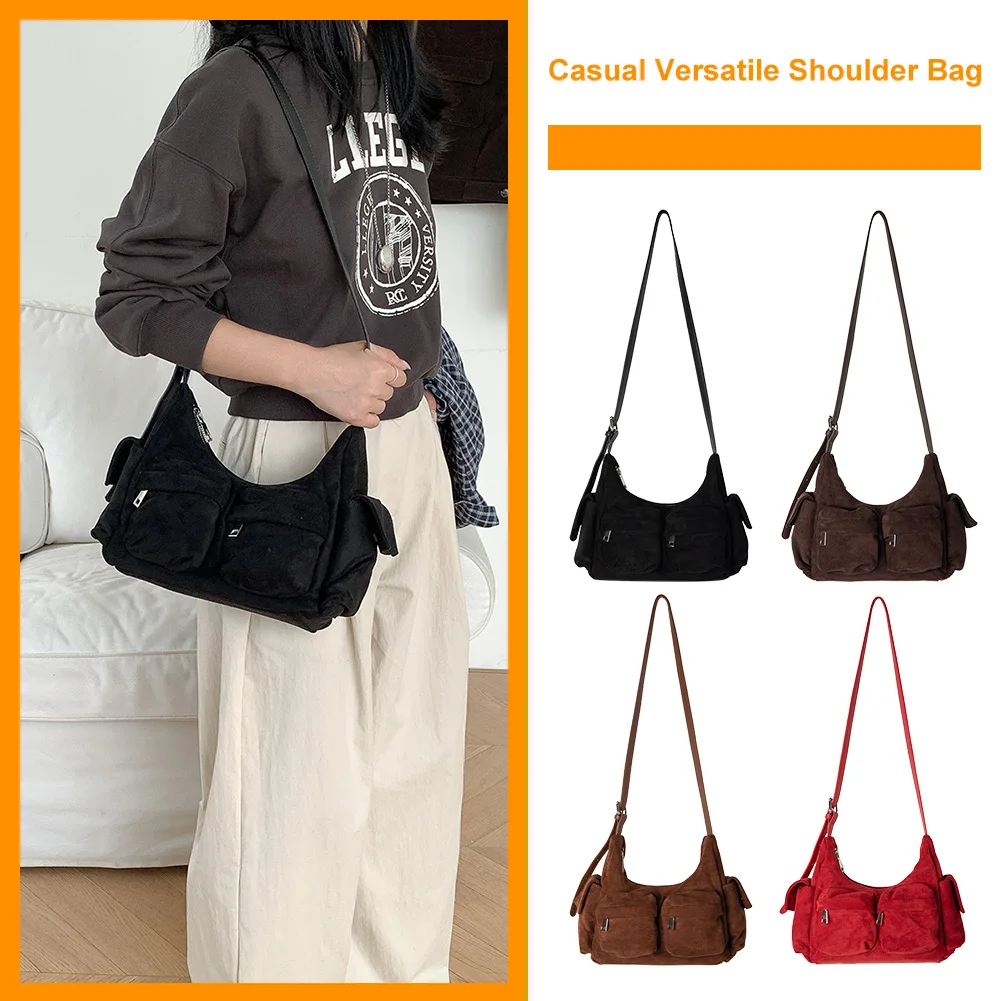 Suede Crossbody Bag for Women with Multi-Pockets Shoulder Handbag Casual Purse Tote Handbag Crossbody Handbag
Suede Crossbody Bag for Women with Multi-Pockets Shoulder Handbag Casual Purse Tote Handbag Crossbody Handbag