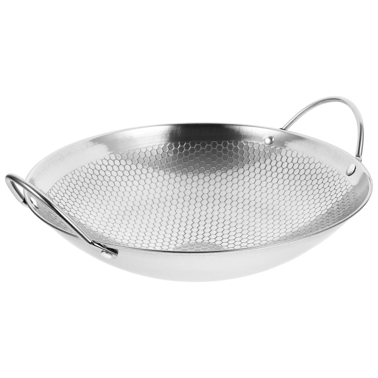 Anti-overflow Tripod Hot Pot 8-inch Silver Mini Wok Non-stick Easy Clean Kitchen Helper Small Space Saving Portable
Anti-overflow Tripod Hot Pot 8-inch Silver Mini Wok Non-stick Easy Clean Kitchen Helper Small Space Saving Portable