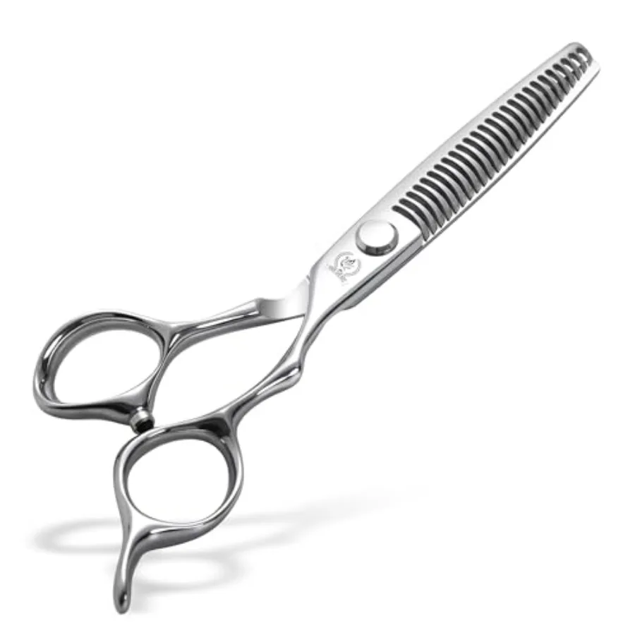 6 Inch 23 Teeth Professional Hair Thinning Scissors, VG10 Japanese Steel Texturizing and Blending Shears for Barbers, Salon Sty
6 Inch 23 Teeth Professional Hair Thinning Scissors, VG10 Japanese Steel Texturizing and Blending Shears for Barbers, Salon Sty