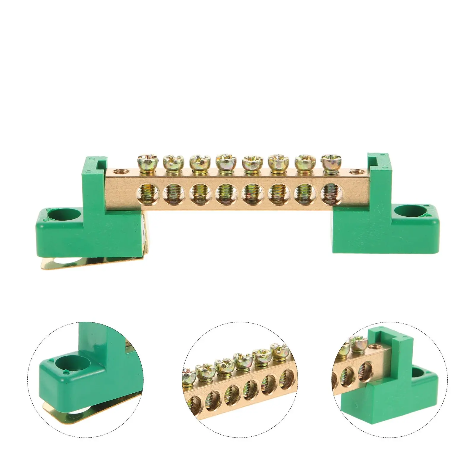 2pcs Copper Strips Terminals Crimp Square Connectors Bus Rod Electrical Grounding Bars Kit Isolation Heavy Duty Copper Ground
2pcs Copper Strips Terminals Crimp Square Connectors Bus Rod Electrical Grounding Bars Kit Isolation Heavy Duty Copper Ground