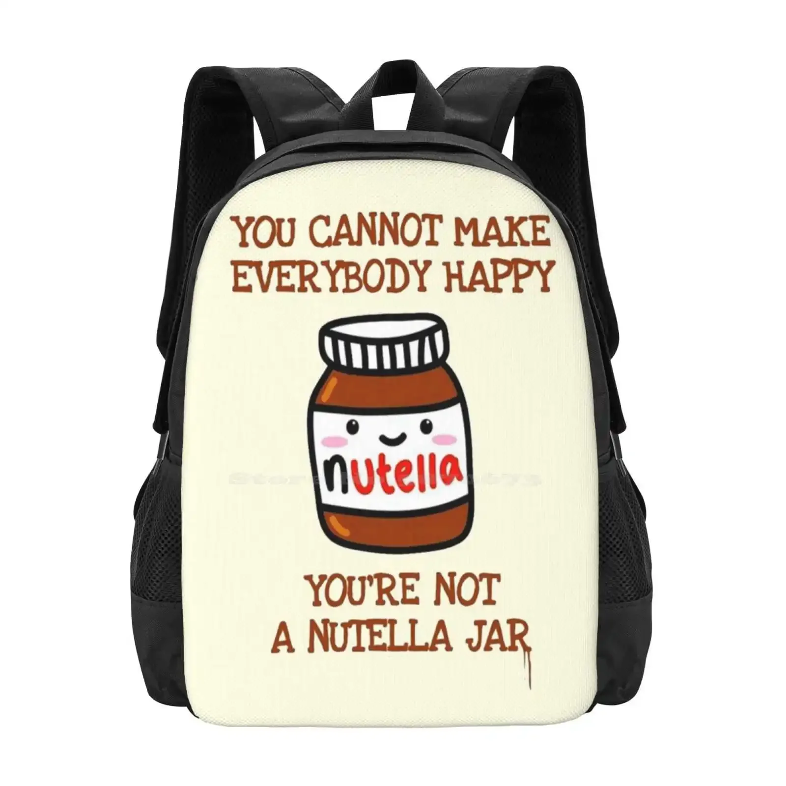 Happy Nutella Jar Hot Sale Schoolbag Backpack Fashion Bags Food Funny Hazelnut Cute Yum Delicious Hipster I Love Nutella Sweets
Happy Nutella Jar Hot Sale Schoolbag Backpack Fashion Bags Food Funny Hazelnut Cute Yum Delicious Hipster I Love Nutella Sweets