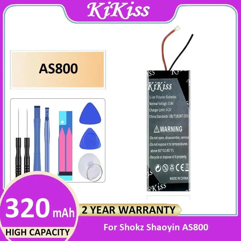 For Shokz Shaoyin AS800 Long Lasting Headphone Battery 320Mah
For Shokz Shaoyin AS800 Long Lasting Headphone Battery 320Mah