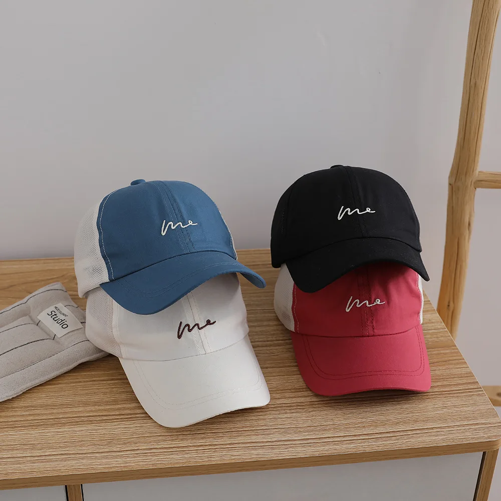 Kids Baseball Hat Mesh Breathable Cute Embroidered Snapback Caps 2-6 Years Boys Girls Sunscreen Adjustable Peaked Cap
Kids Baseball Hat Mesh Breathable Cute Embroidered Snapback Caps 2-6 Years Boys Girls Sunscreen Adjustable Peaked Cap
