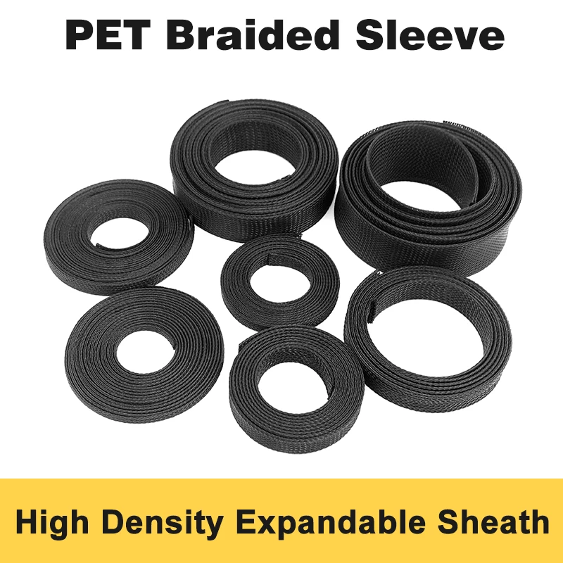 5m PET Elastic Woven Wire Mesh Black Encrypted Flame Retardant Woven Wire Mesh Nylon Computer Wire Mesh Tube Telescopic Sleeve
5m PET Elastic Woven Wire Mesh Black Encrypted Flame Retardant Woven Wire Mesh Nylon Computer Wire Mesh Tube Telescopic Sleeve