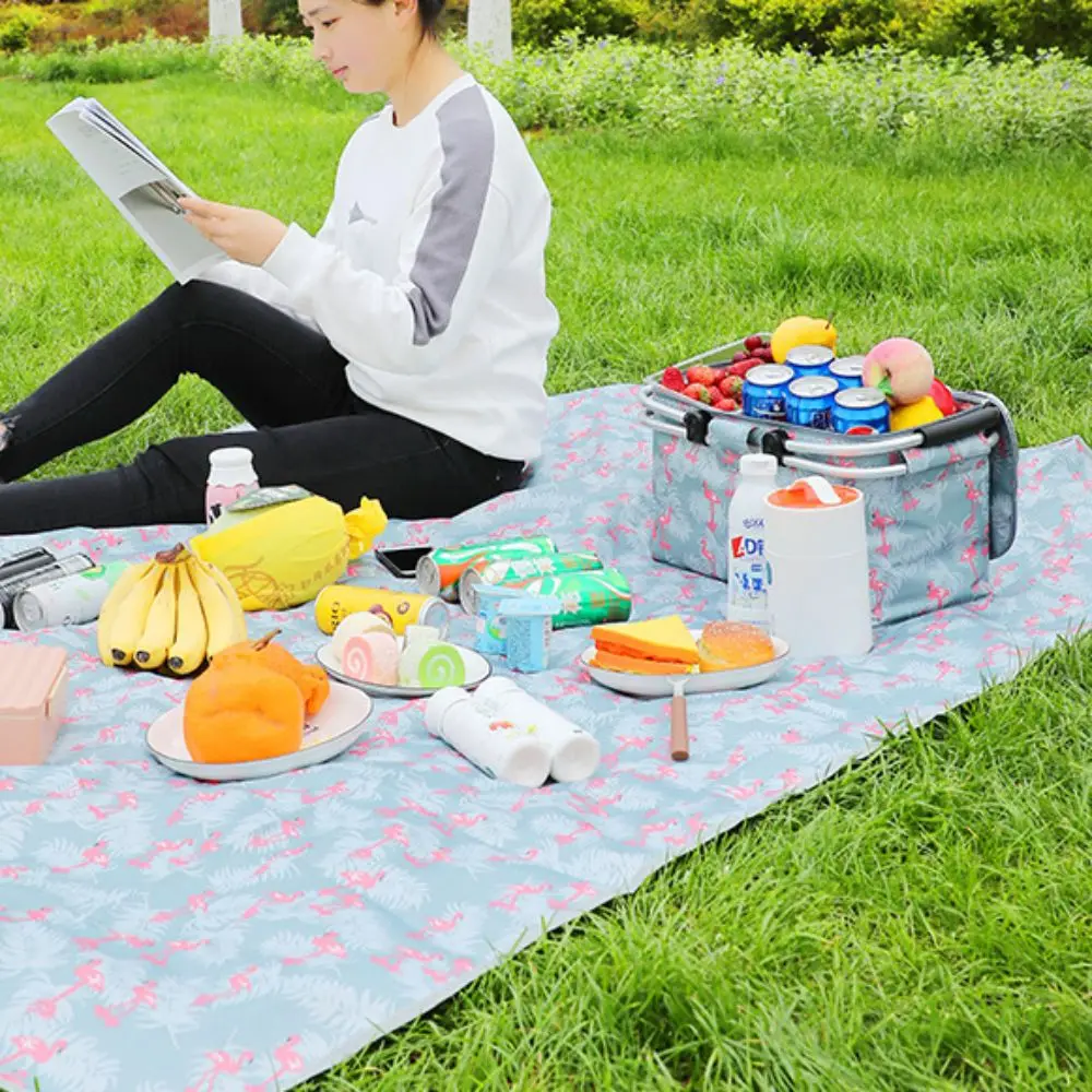 Aluminum Alloy Handle Outdoor Picnic Bag Colorful Plaid Handheld Travel Thermal Bag Waterproof Large-capacity
Aluminum Alloy Handle Outdoor Picnic Bag Colorful Plaid Handheld Travel Thermal Bag Waterproof Large-capacity
