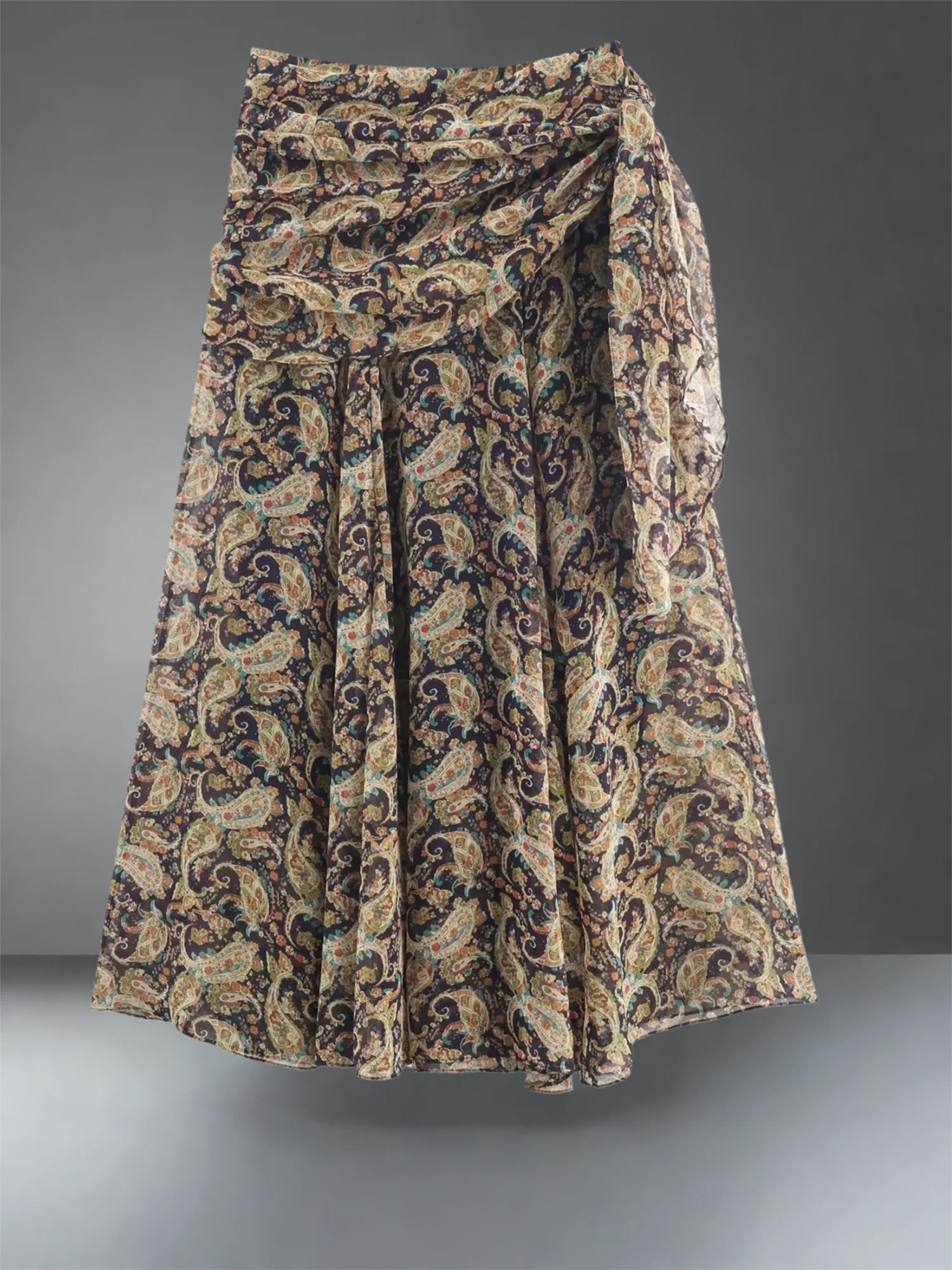 Юбка-миди с высокой талией и цветочным принтом, женская весенне-осенняя брендовая популярная новая стильная юбка с рюшами, юбка средней длины с принтом, полиэстер
Юбка-миди с высокой талией и цветочным принтом, женская весенне-осенняя брендовая популярная новая стильная юбка с рюшами, юбка средней длины с принтом, полиэстер