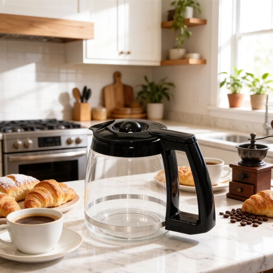 12cups Glass Coffee Pot for Cuisinart Coffee Maker Easy to Clean Heat Cold Proof Coffee Maker Replacement Carafe with Handle Pot
12cups Glass Coffee Pot for Cuisinart Coffee Maker Easy to Clean Heat Cold Proof Coffee Maker Replacement Carafe with Handle Pot